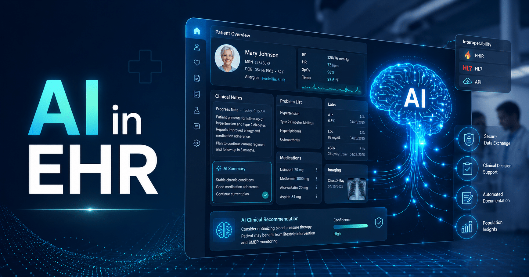 AI in EHR: Use Cases, Architecture, Costs, and Challenges (2026 Guide)
